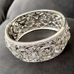 Sterling Silver Floral Bracelet